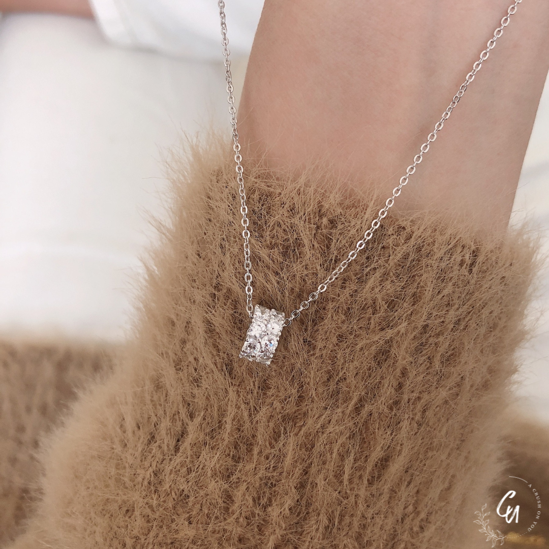 Ring Zircon Necklace