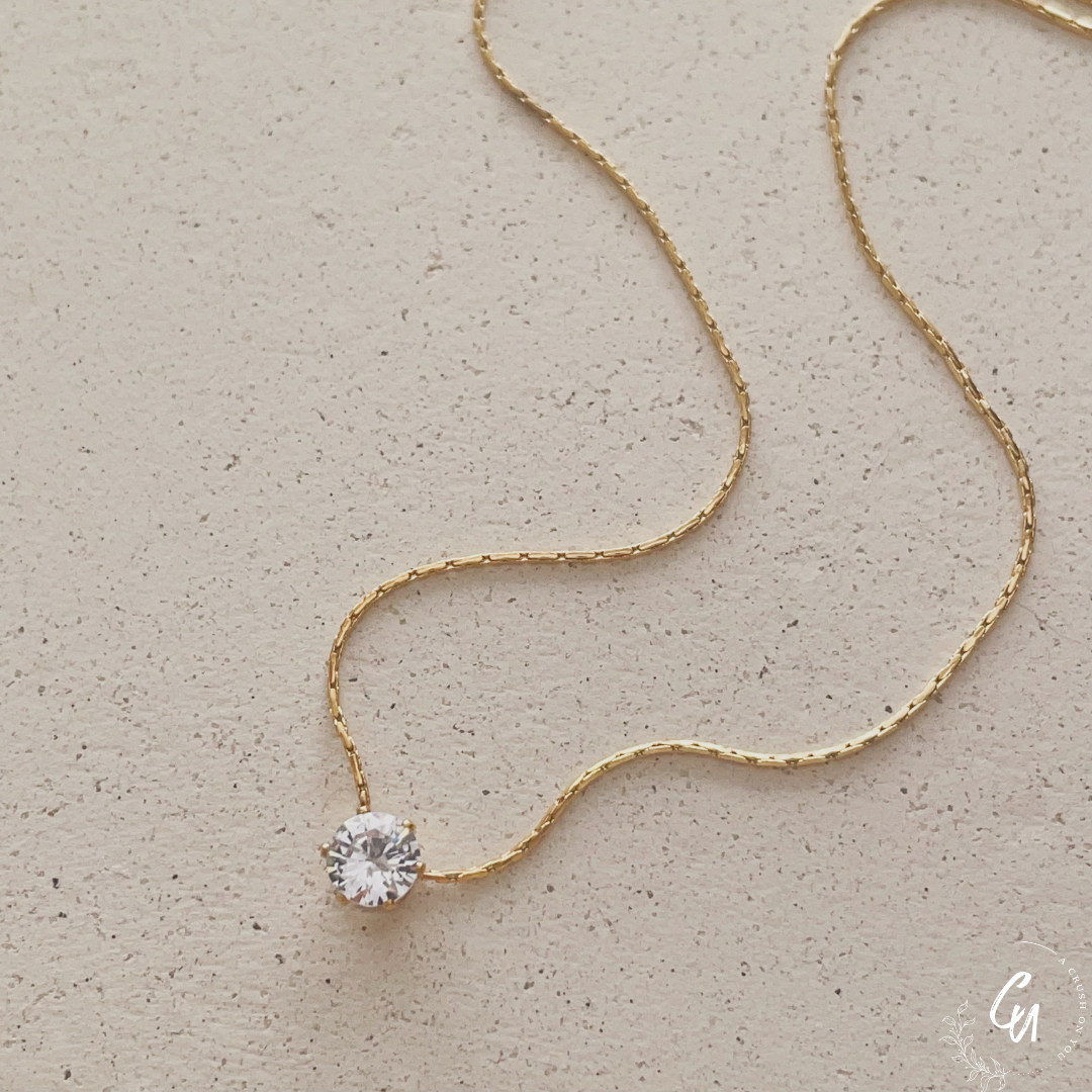 【4/28(月)〜再入荷】6mm Zirconia Necklace