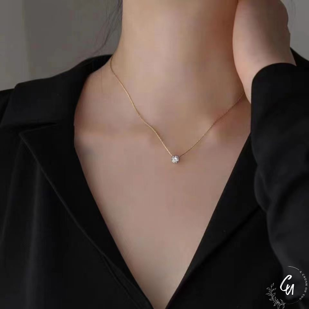 【4/28(月)〜再入荷】6mm Zirconia Necklace