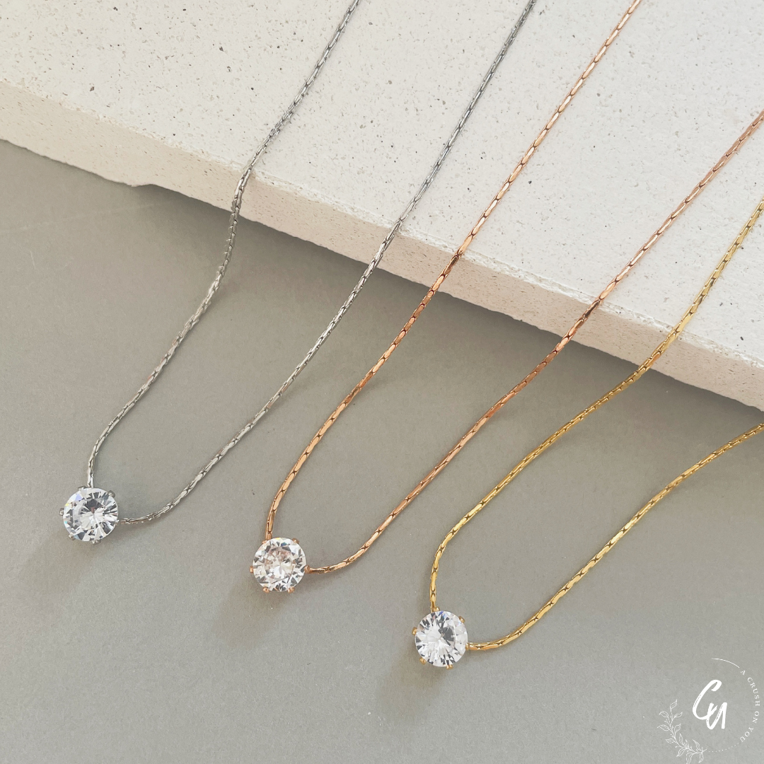 【4/28(月)〜再入荷】6mm Zirconia Necklace