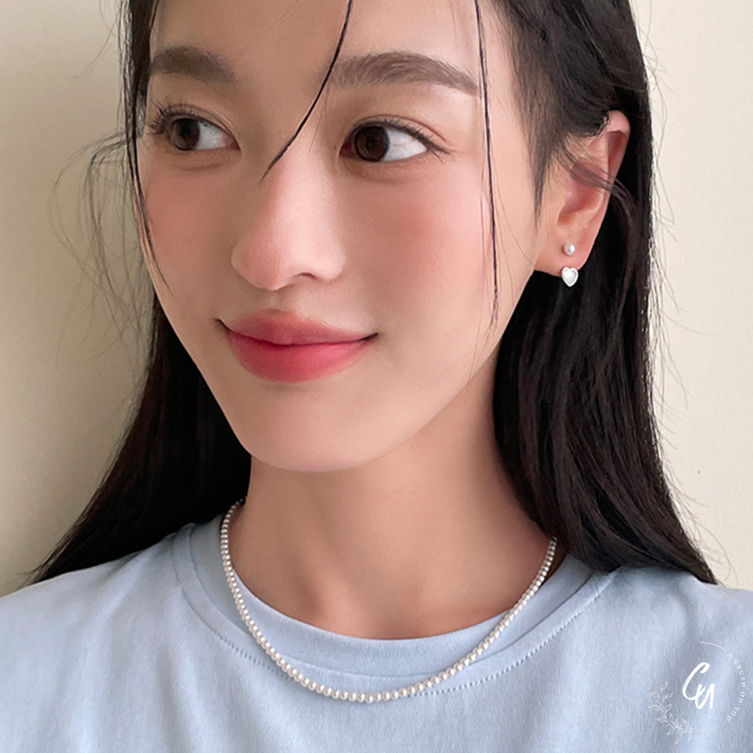 Pearl Heart 2way Pierce