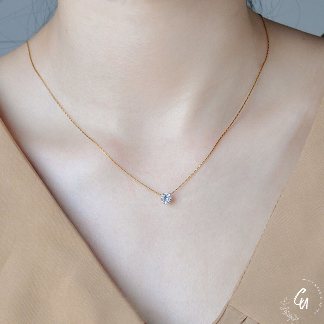 【4/28(月)〜再入荷】6mm Zirconia Necklace