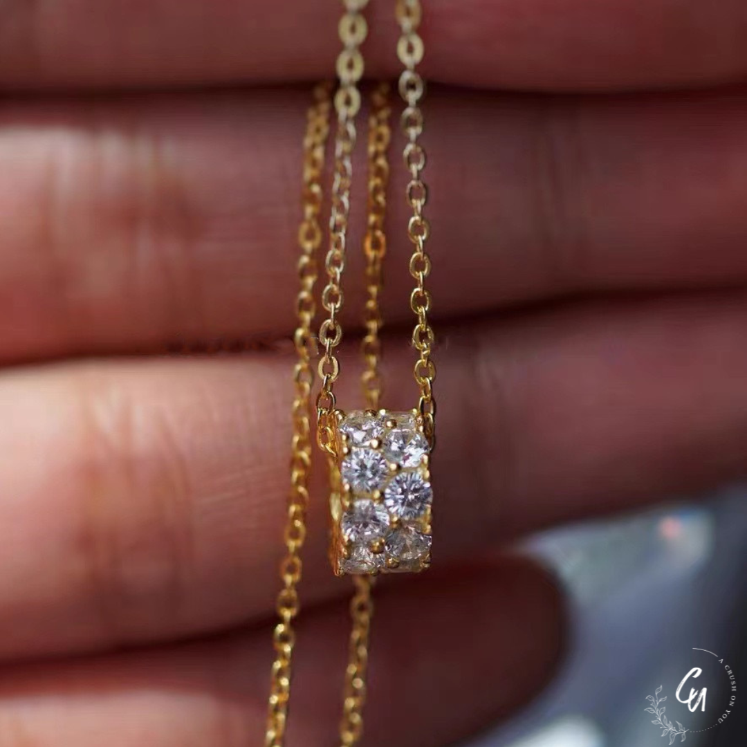 Ring Zircon Necklace