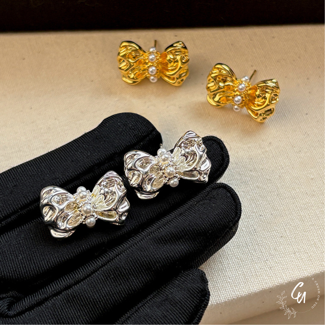 【8/12(火)〜NEW】Bow Pearl Pierce