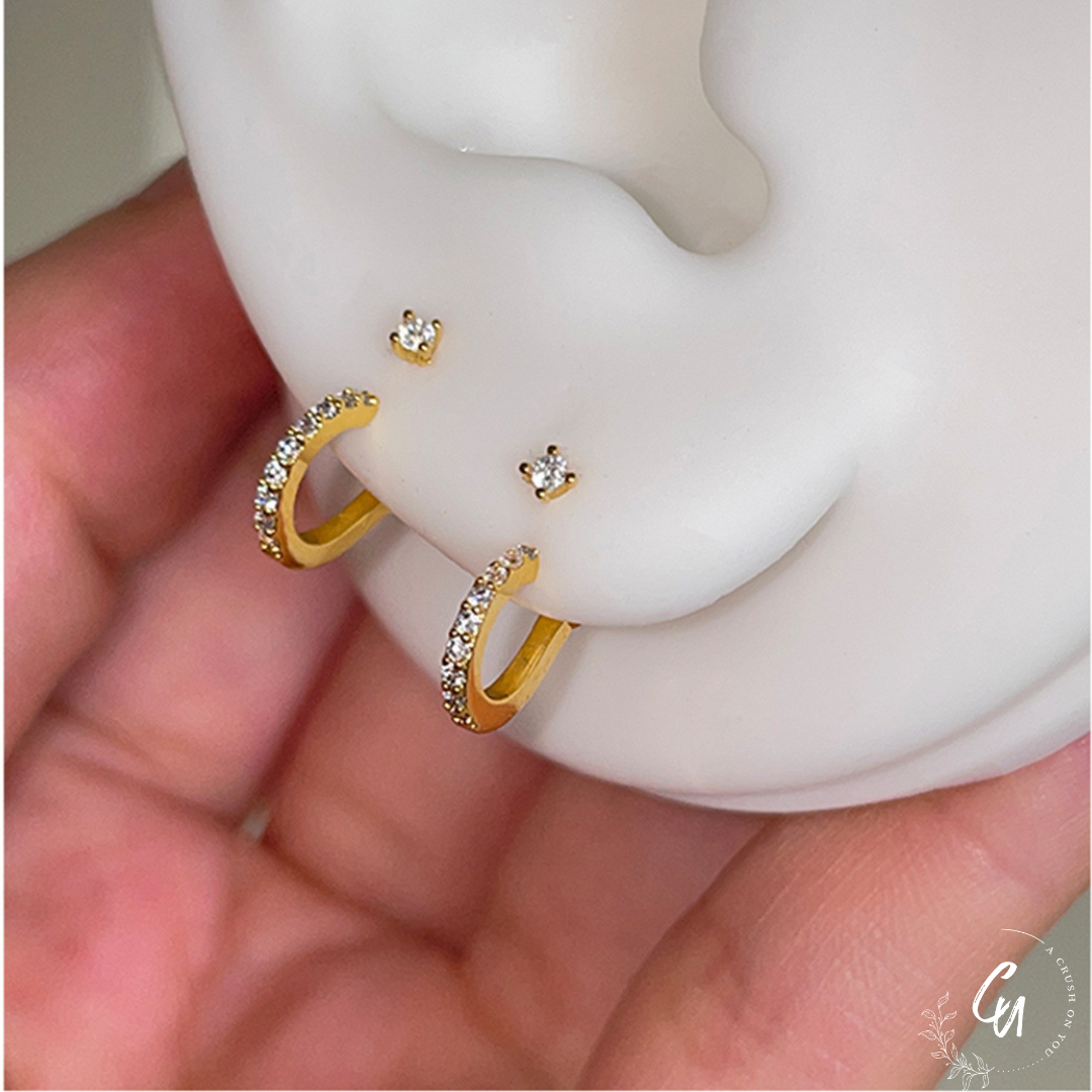 【8/17(日)〜再入荷】C-Line Zircon 2way Pierce