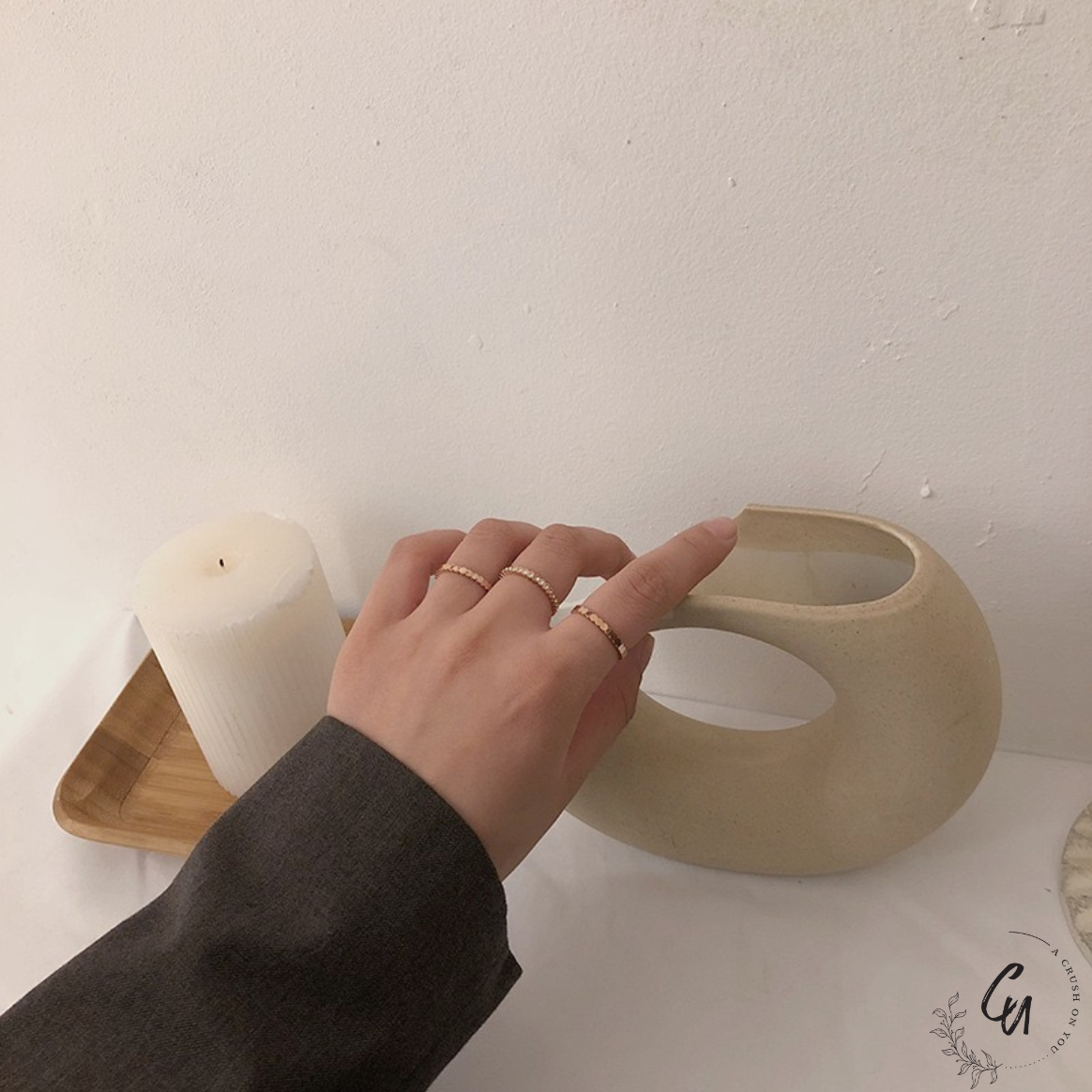 Geometric Ring 【3点set】