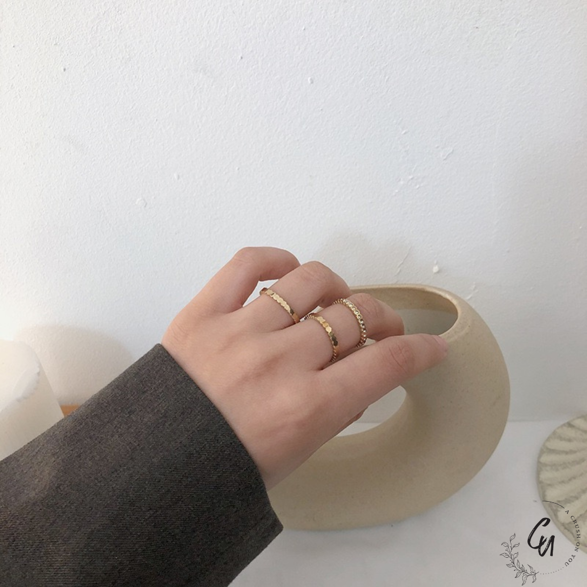 Geometric Ring 【3点set】