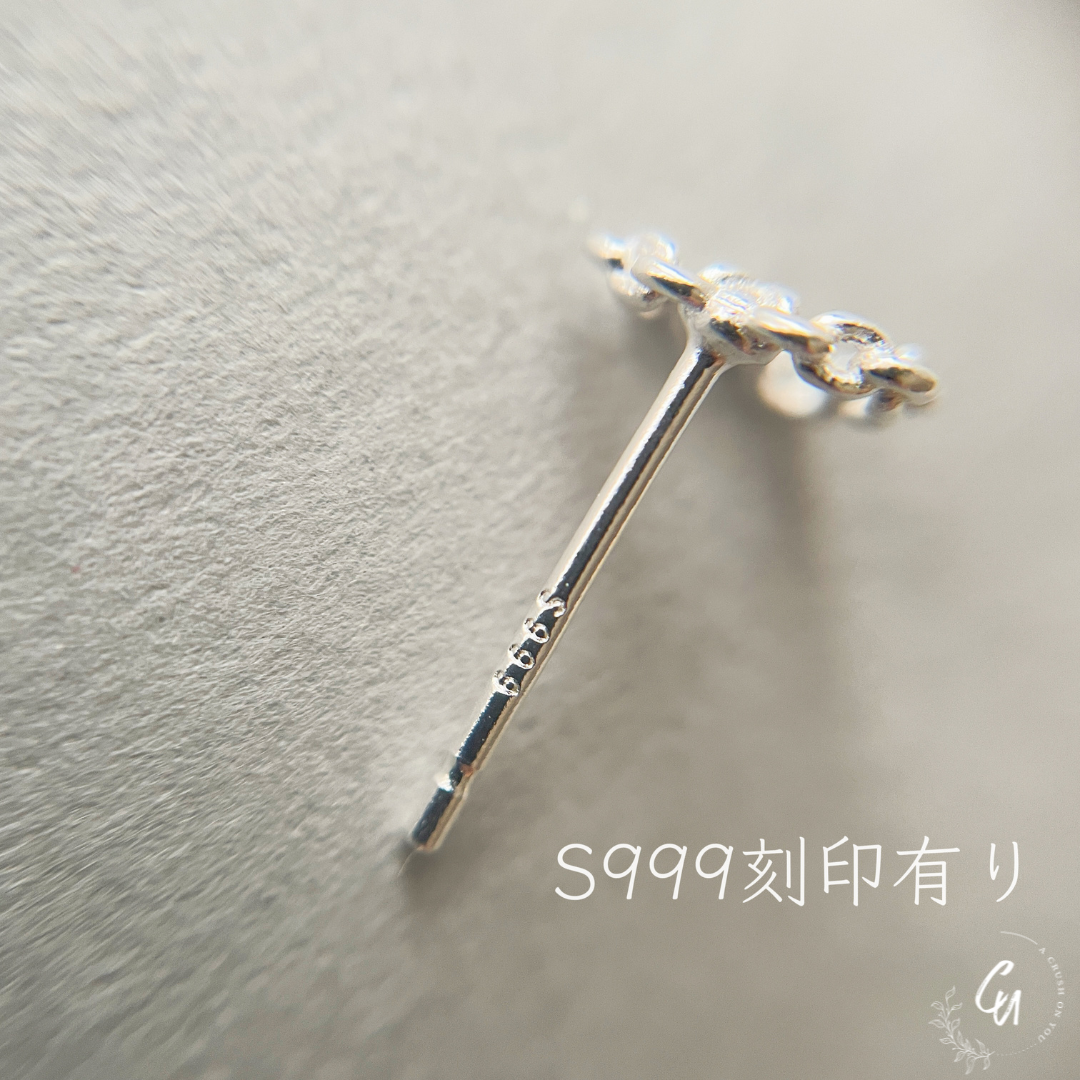 【12/26(木)〜再入荷】Heart Chain Pierce