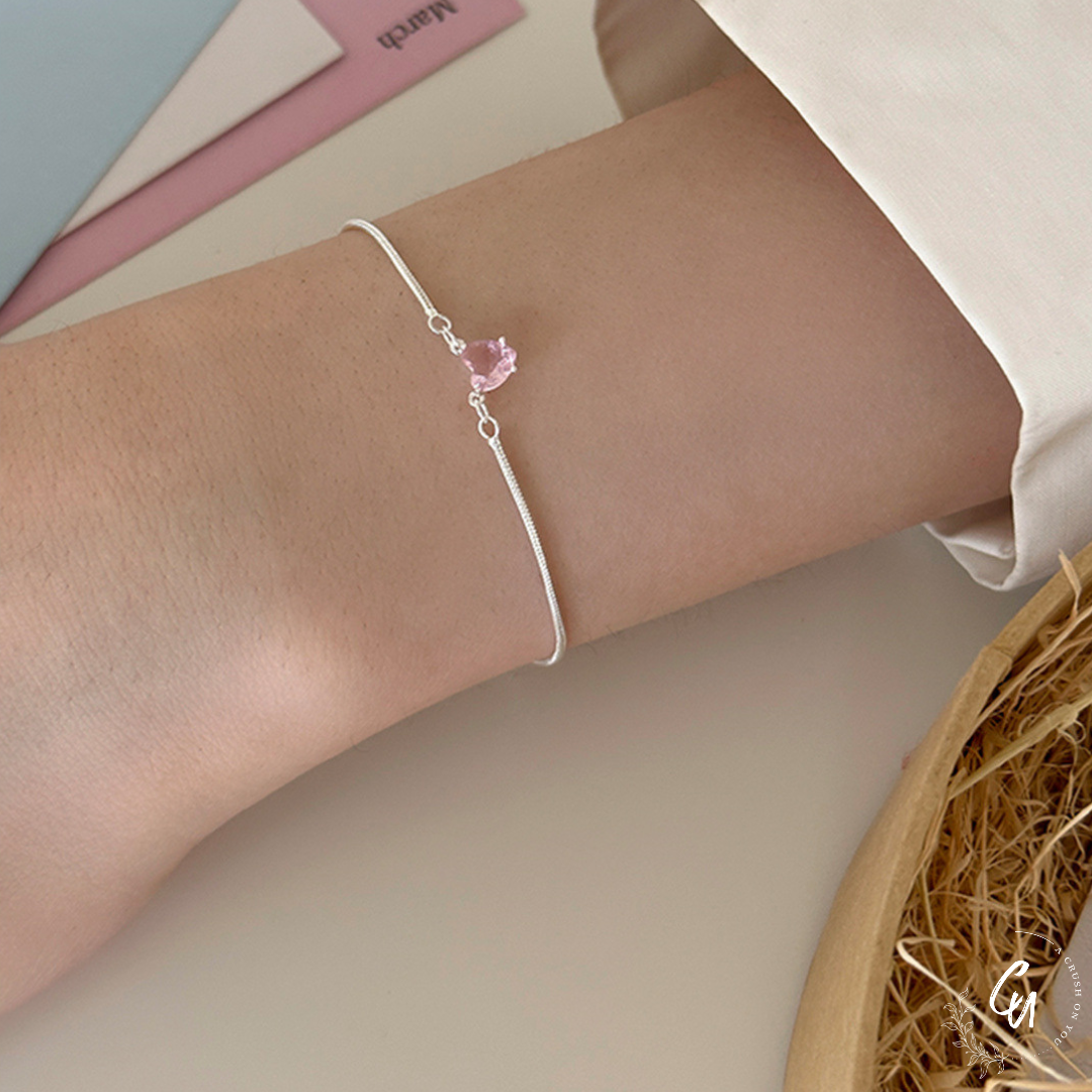 Heart Zircon Bracelet