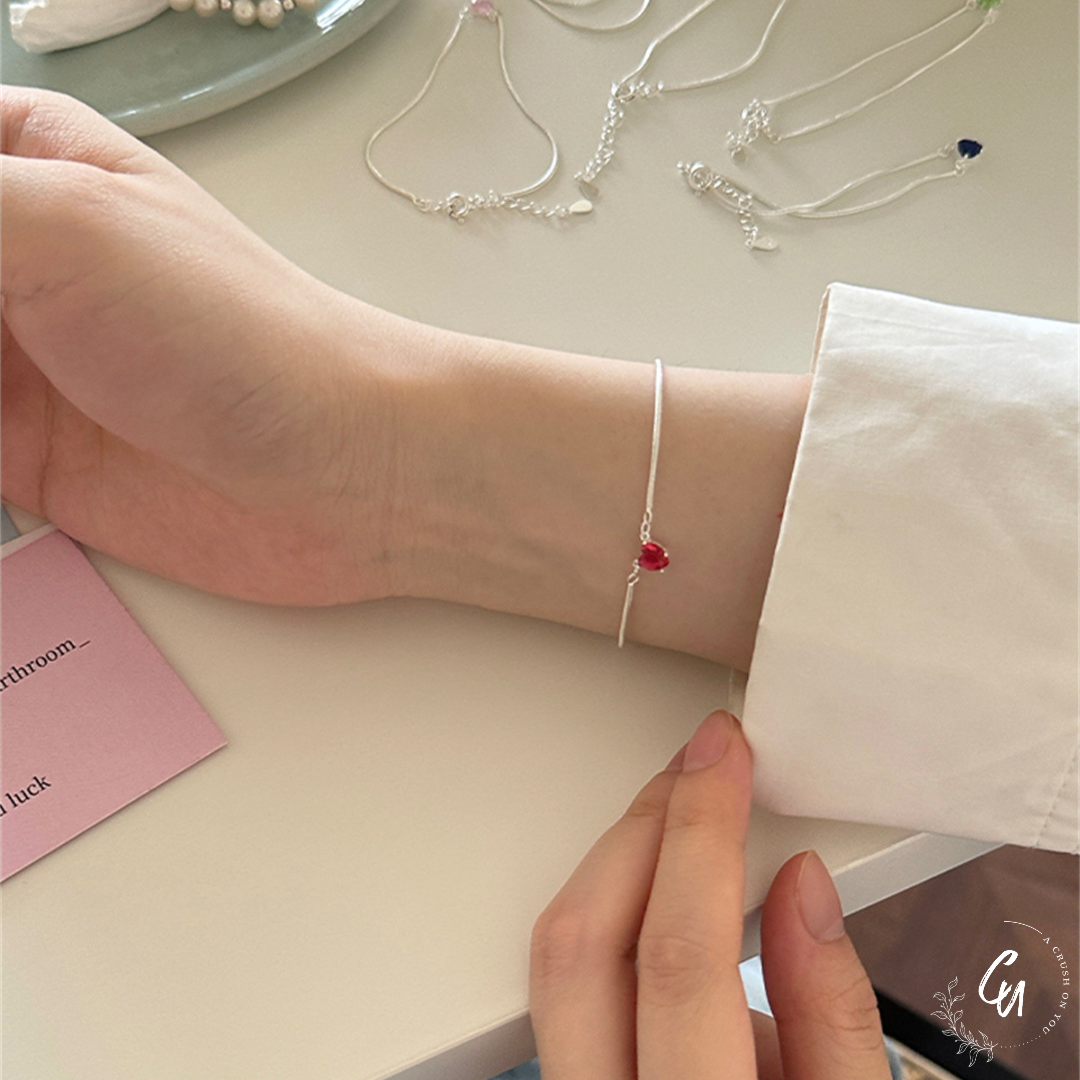 Heart Zircon Bracelet