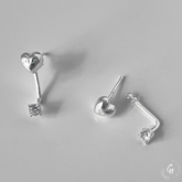 Heart Zircon Pierce