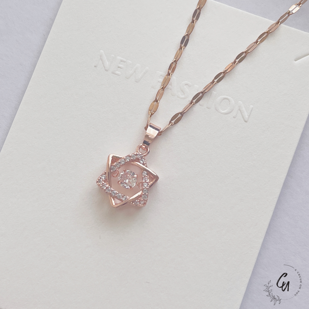 Hexagra Zirconia Necklace