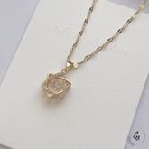 Hexagra Zirconia Necklace