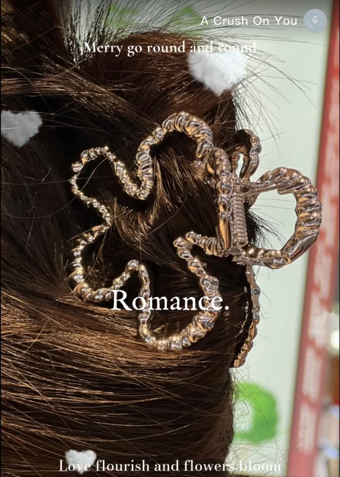 Clover Flower Hairclips