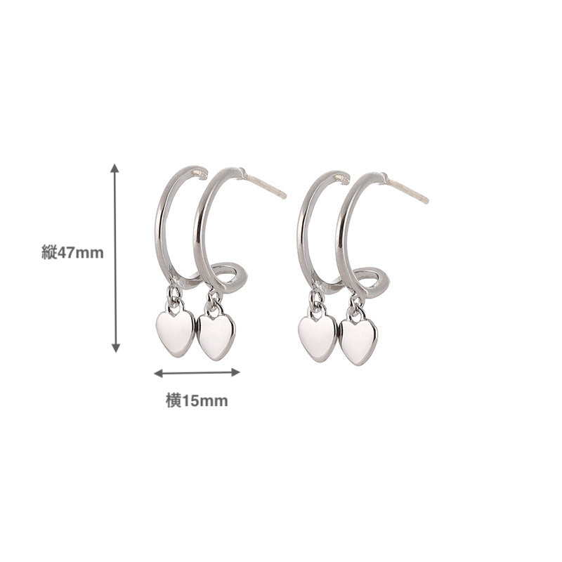 【7/22(火)〜再入荷】Double Heart Pierce