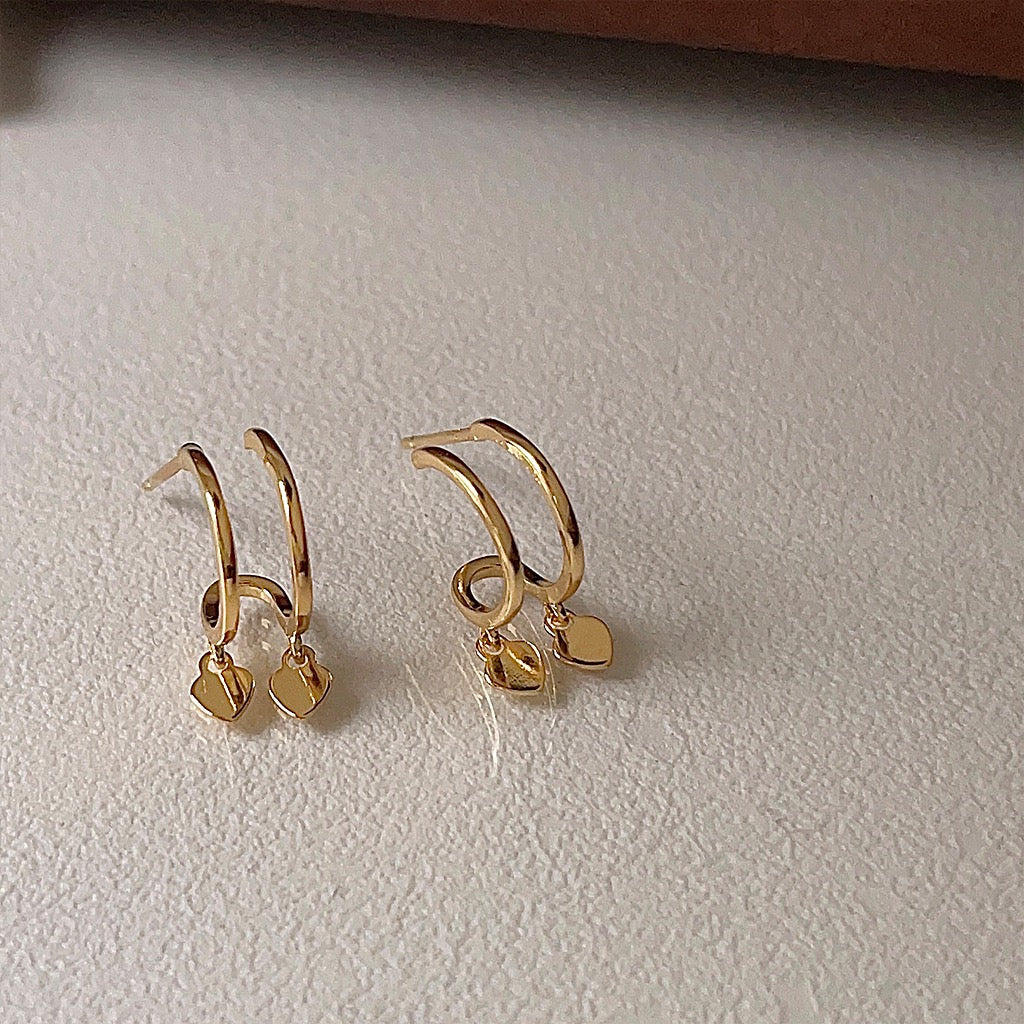 【7/22(火)〜再入荷】Double Heart Pierce