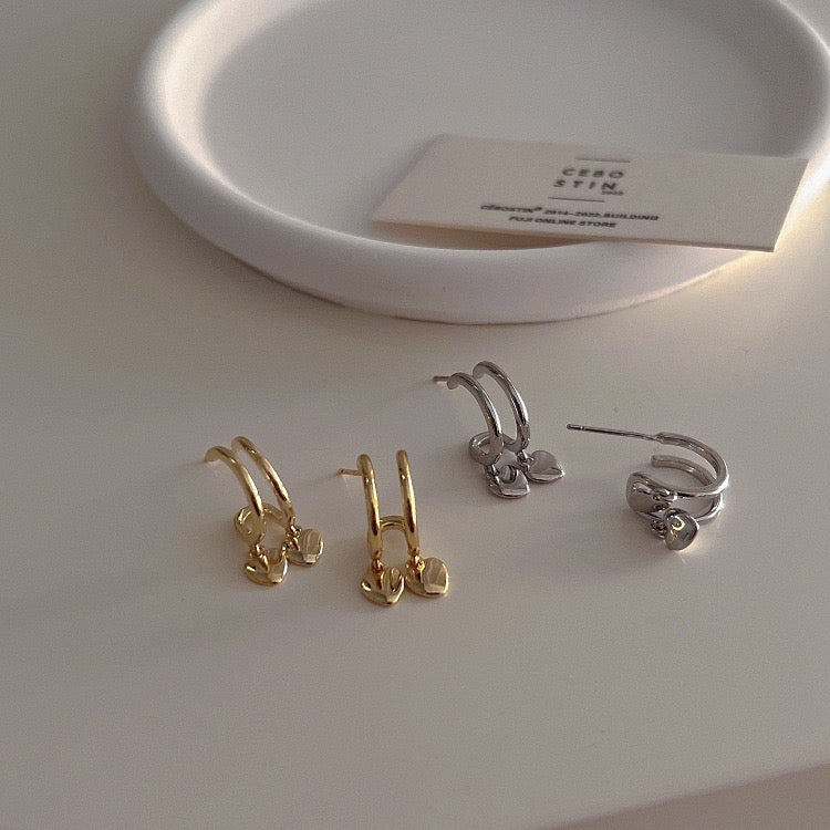 【7/22(火)〜再入荷】Double Heart Pierce