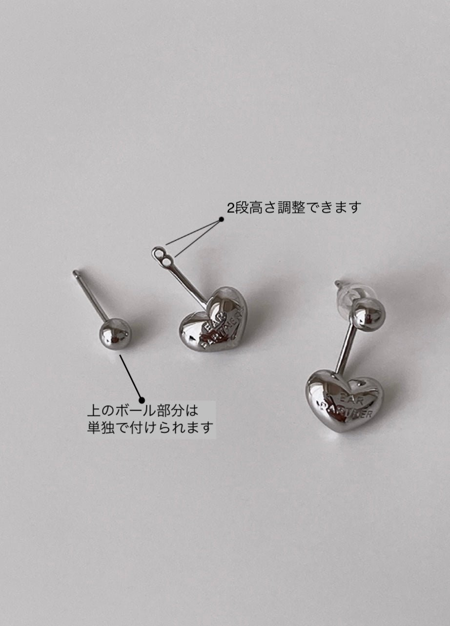 【7/22(火)〜再入荷】Ball Heart Pierce