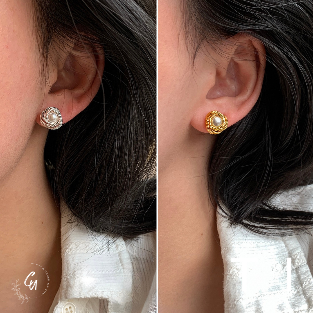 【8/12(火)〜NEW】Lace Pearl Pierce