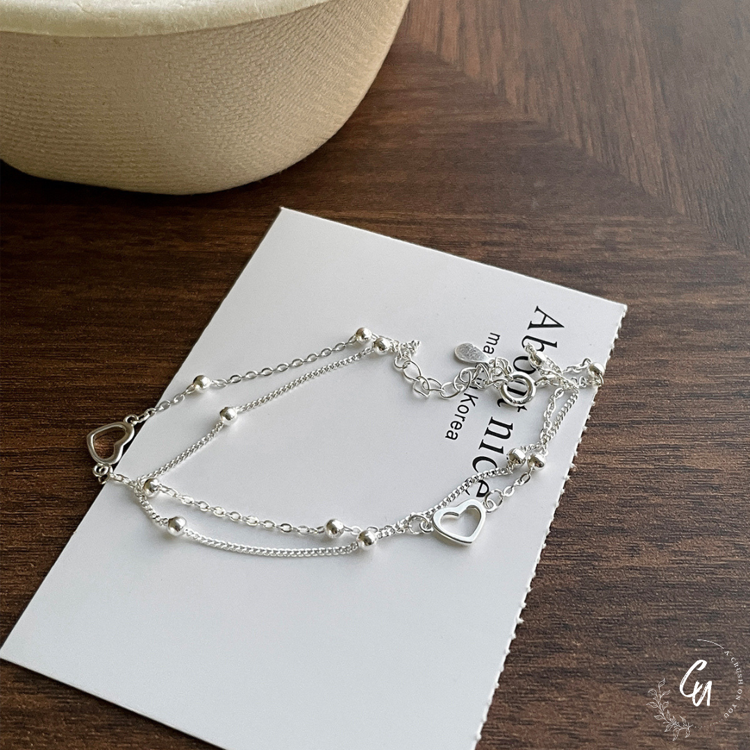 Layer Heart Bracelet