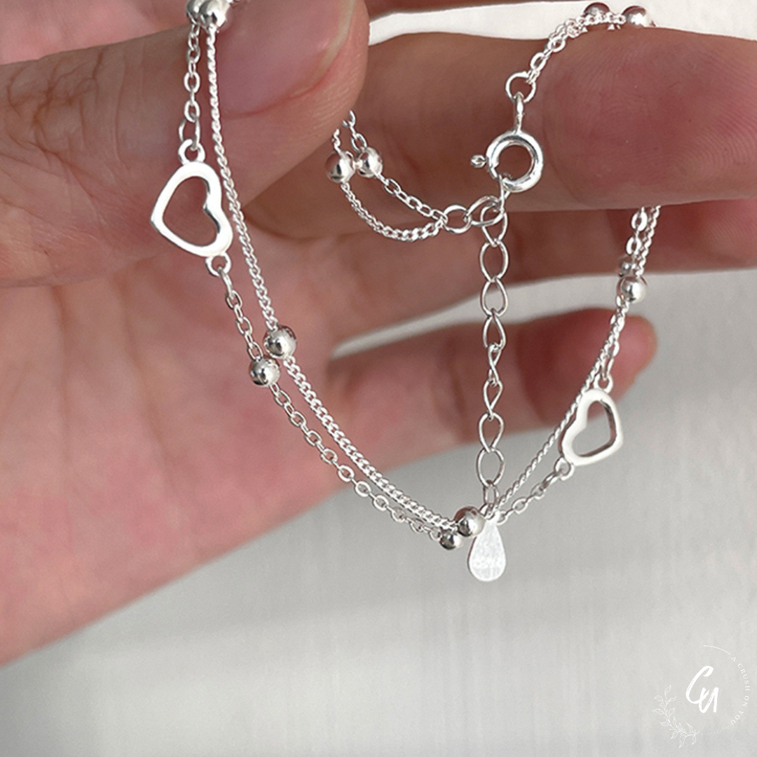 Layer Heart Bracelet