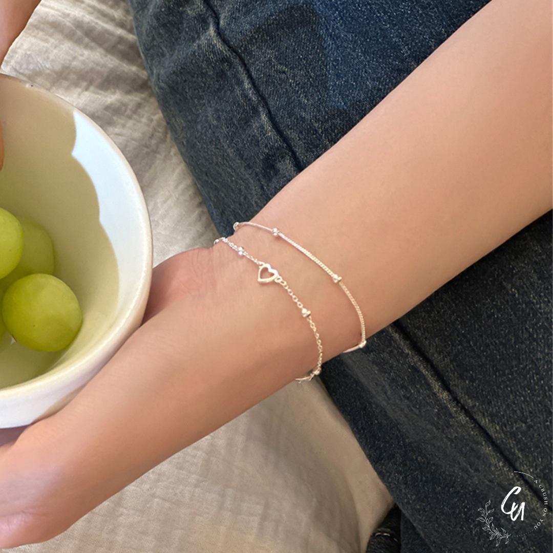 Layer Heart Bracelet