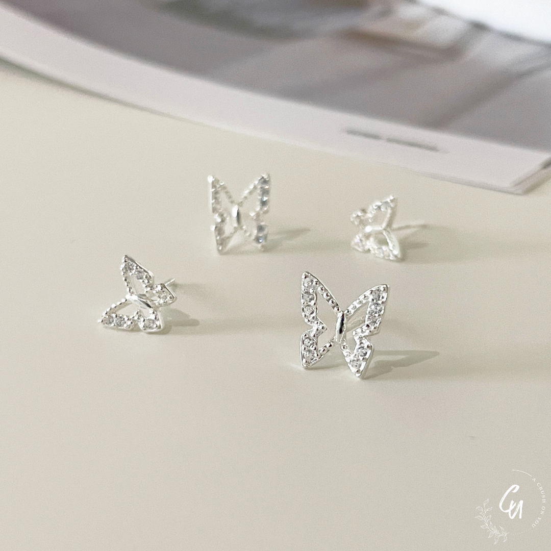 【8/26(火)〜再入荷】Butterfly Zircon Pierce