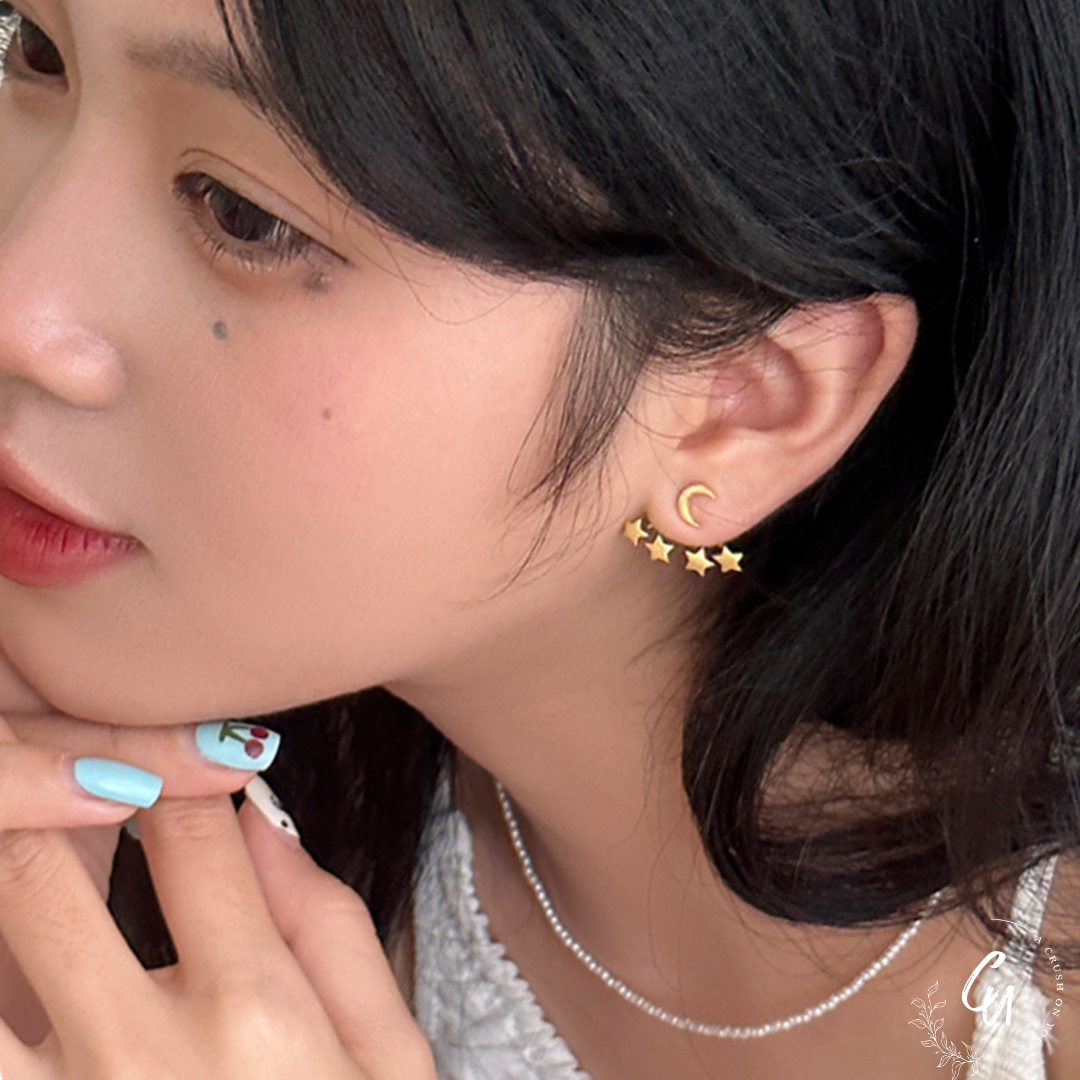 Moon Stars 2way Pierce