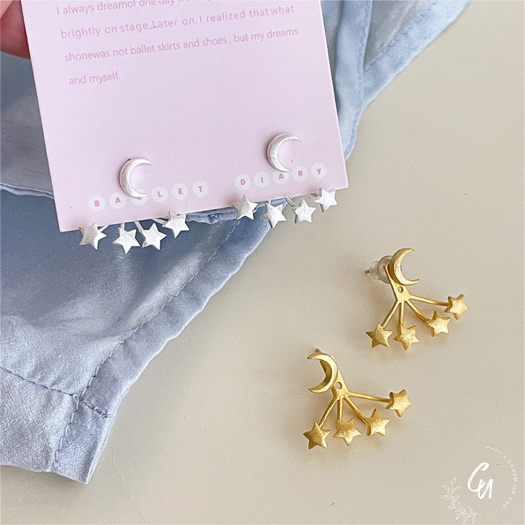 Moon Stars 2way Pierce