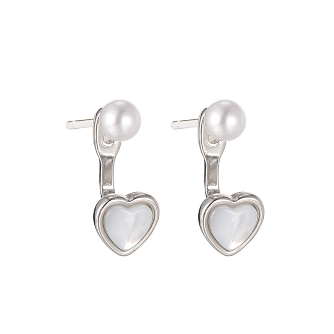 Pearl Heart 2way Pierce