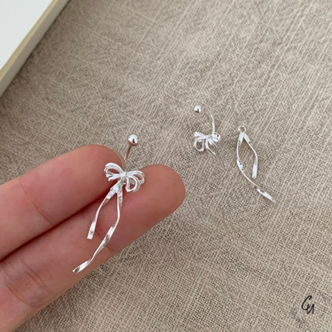 【7/22(火)〜再入荷】Ribbon 2way Pierce