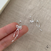 【7/22(火)〜再入荷】Ribbon 2way Pierce