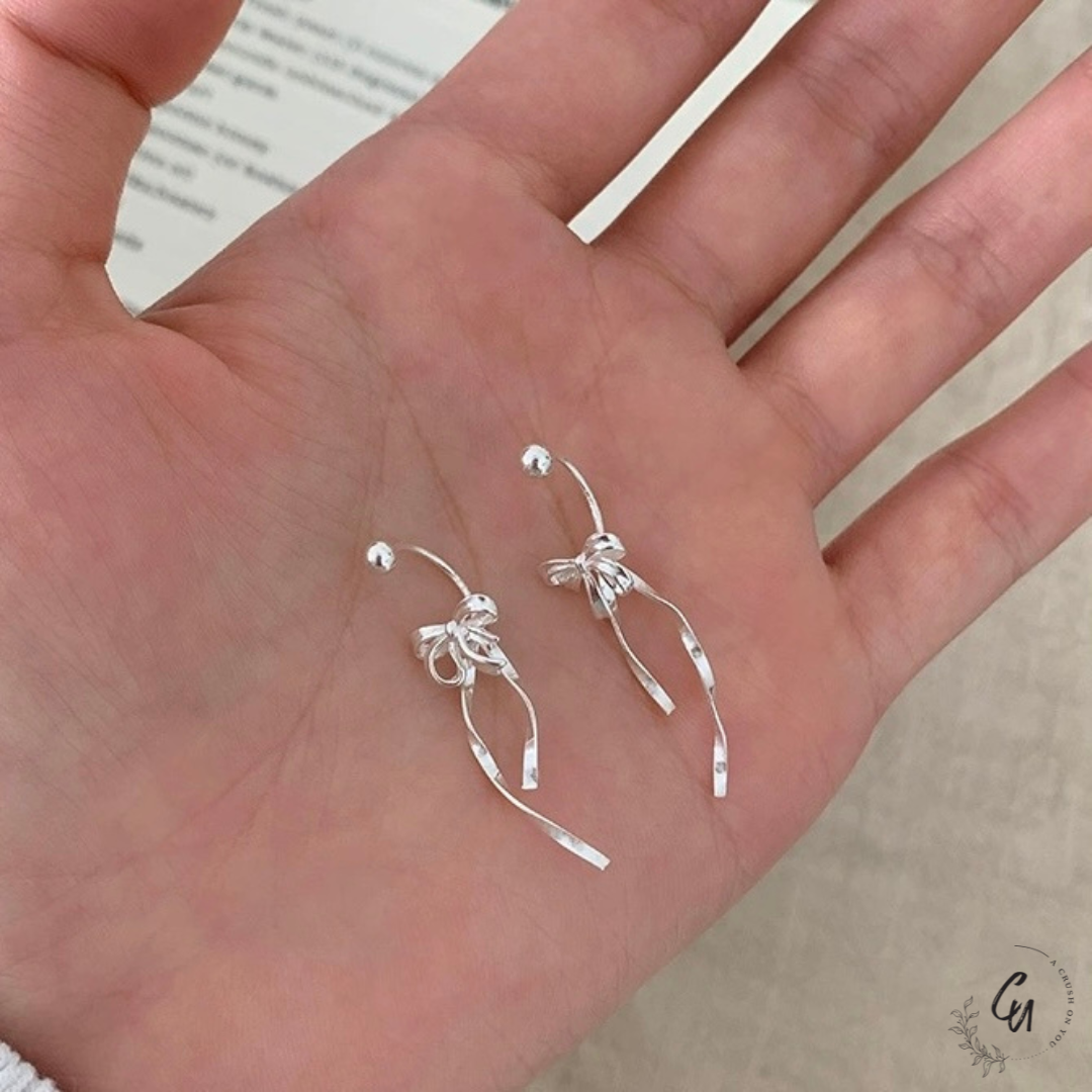 【7/22(火)〜再入荷】Ribbon 2way Pierce