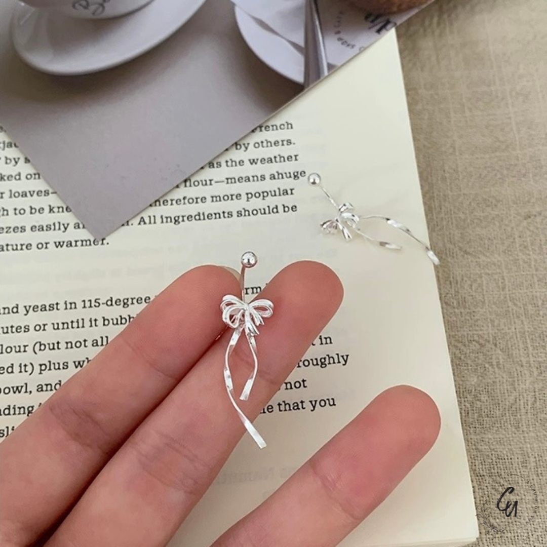 【7/22(火)〜再入荷】Ribbon 2way Pierce