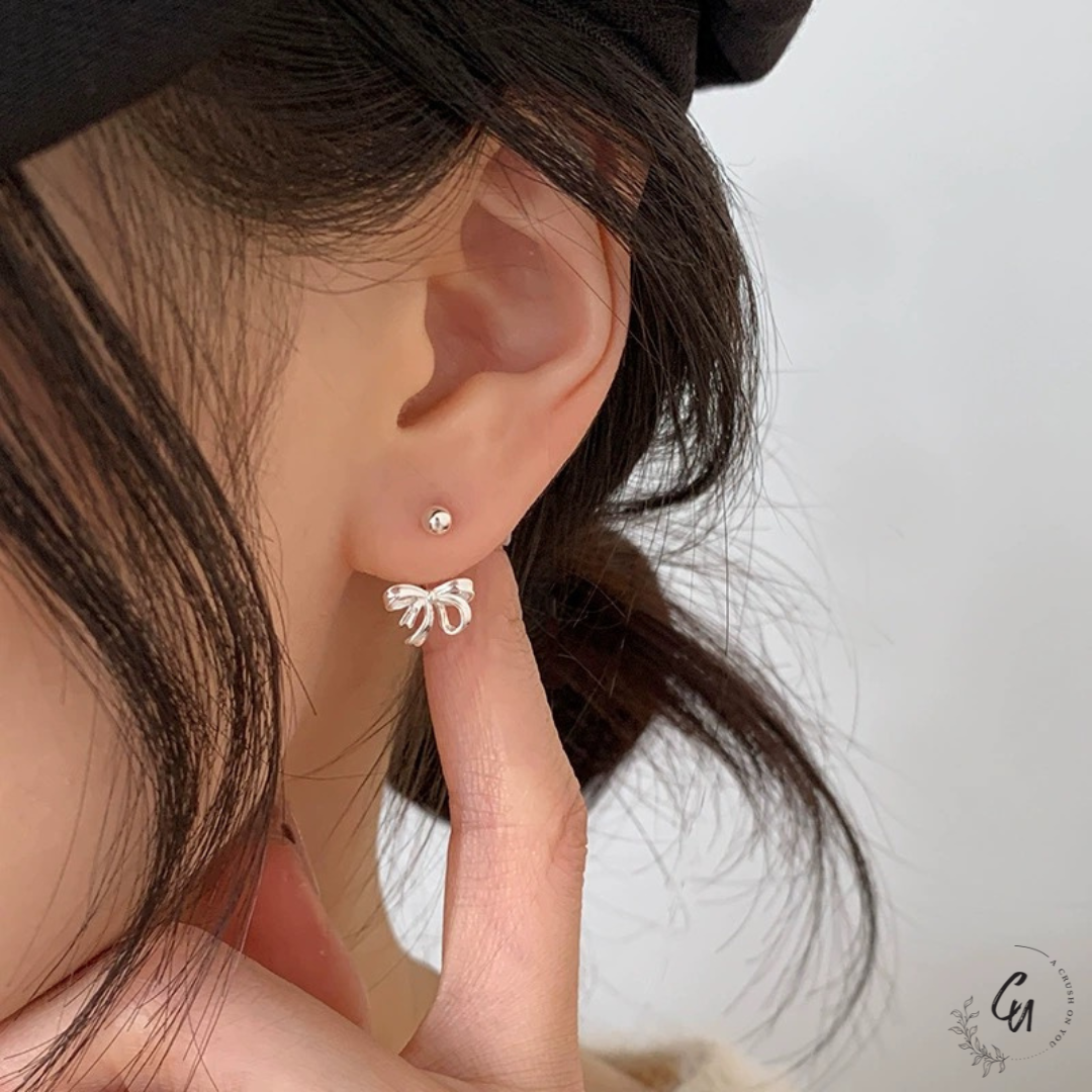 【7/22(火)〜再入荷】Ribbon 2way Pierce