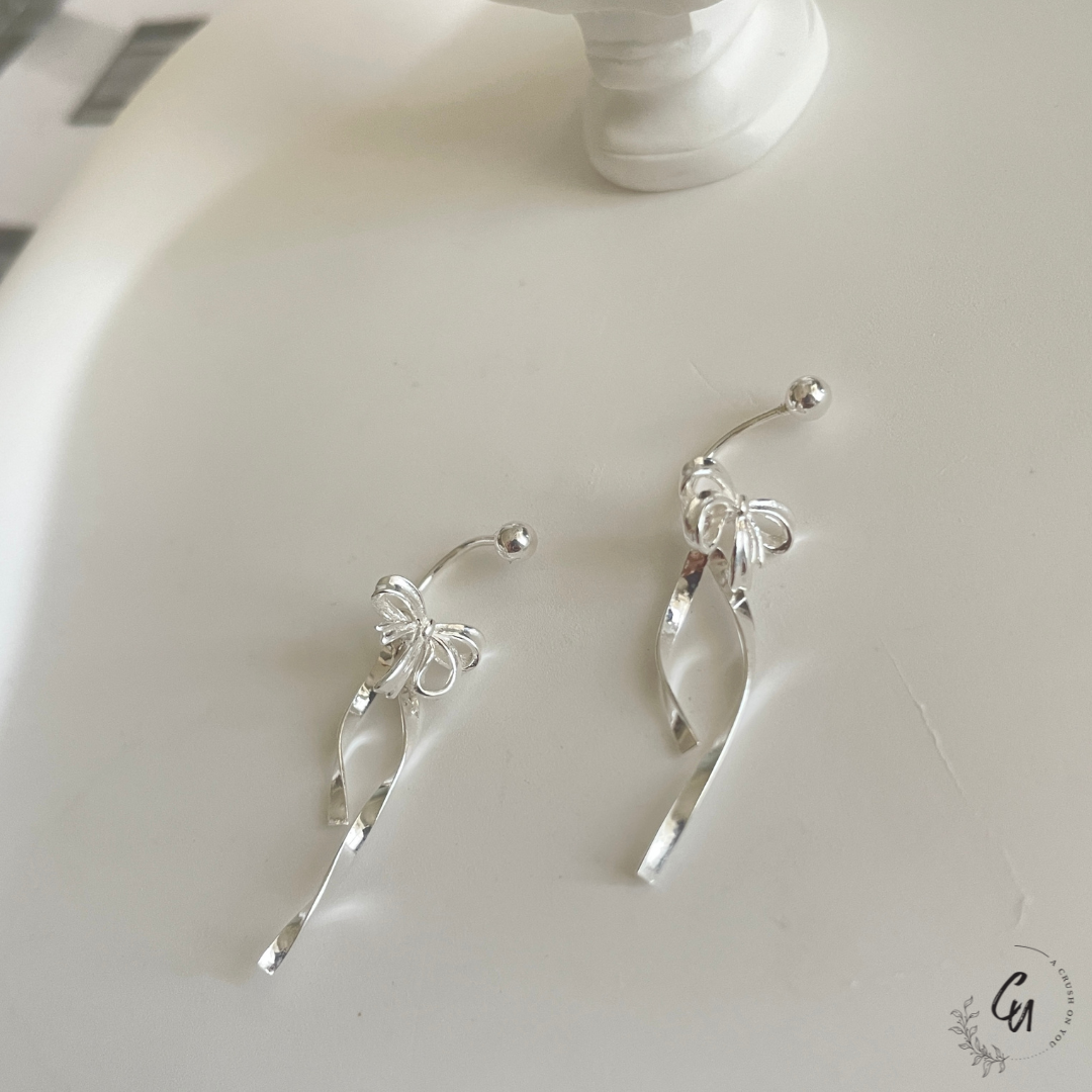 【7/22(火)〜再入荷】Ribbon 2way Pierce