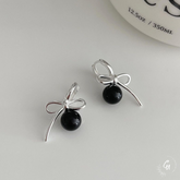 【4/2(水)〜再入荷】Ribbon Pearl Pierce