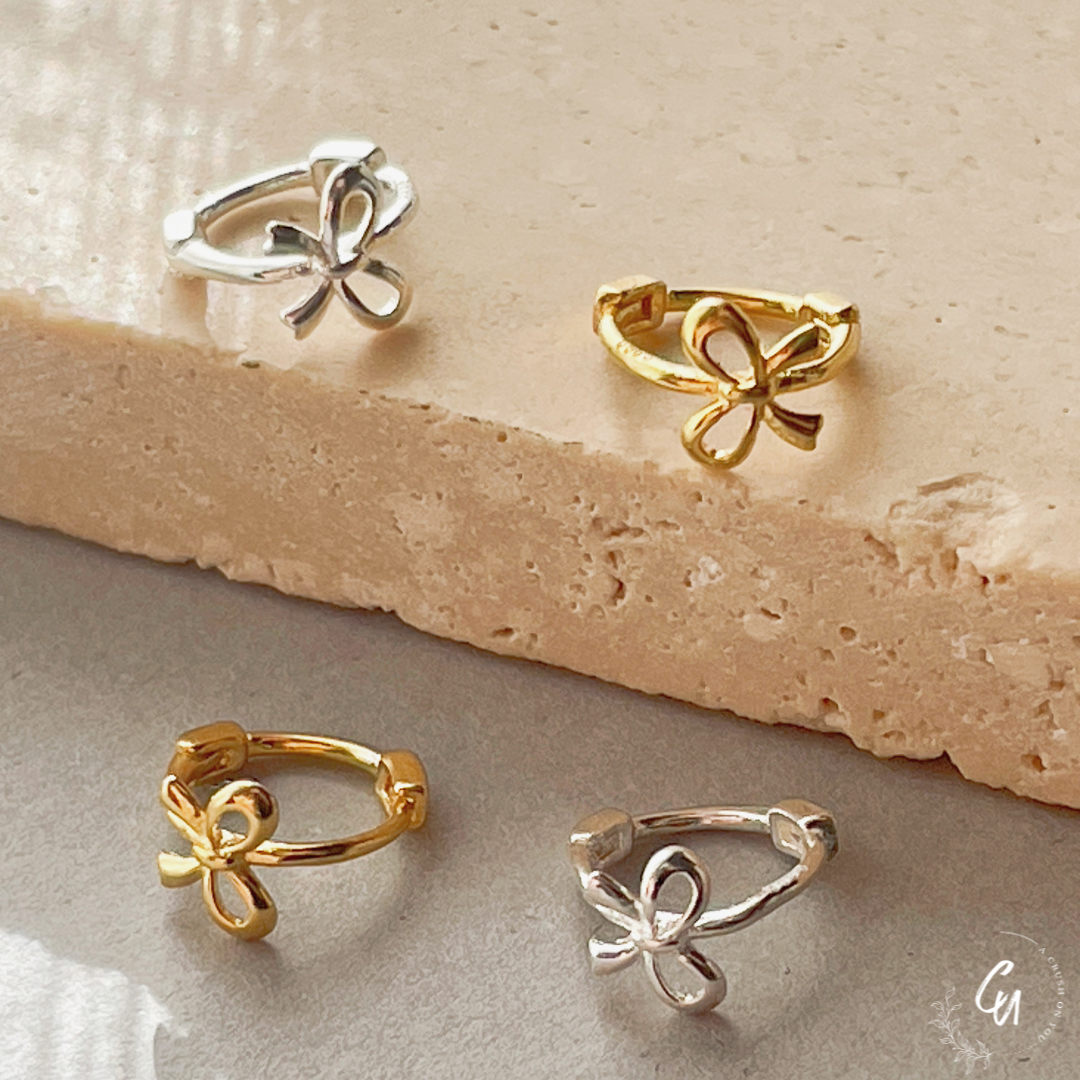【8/26(火)〜再入荷】Ribbon Ring Pierce