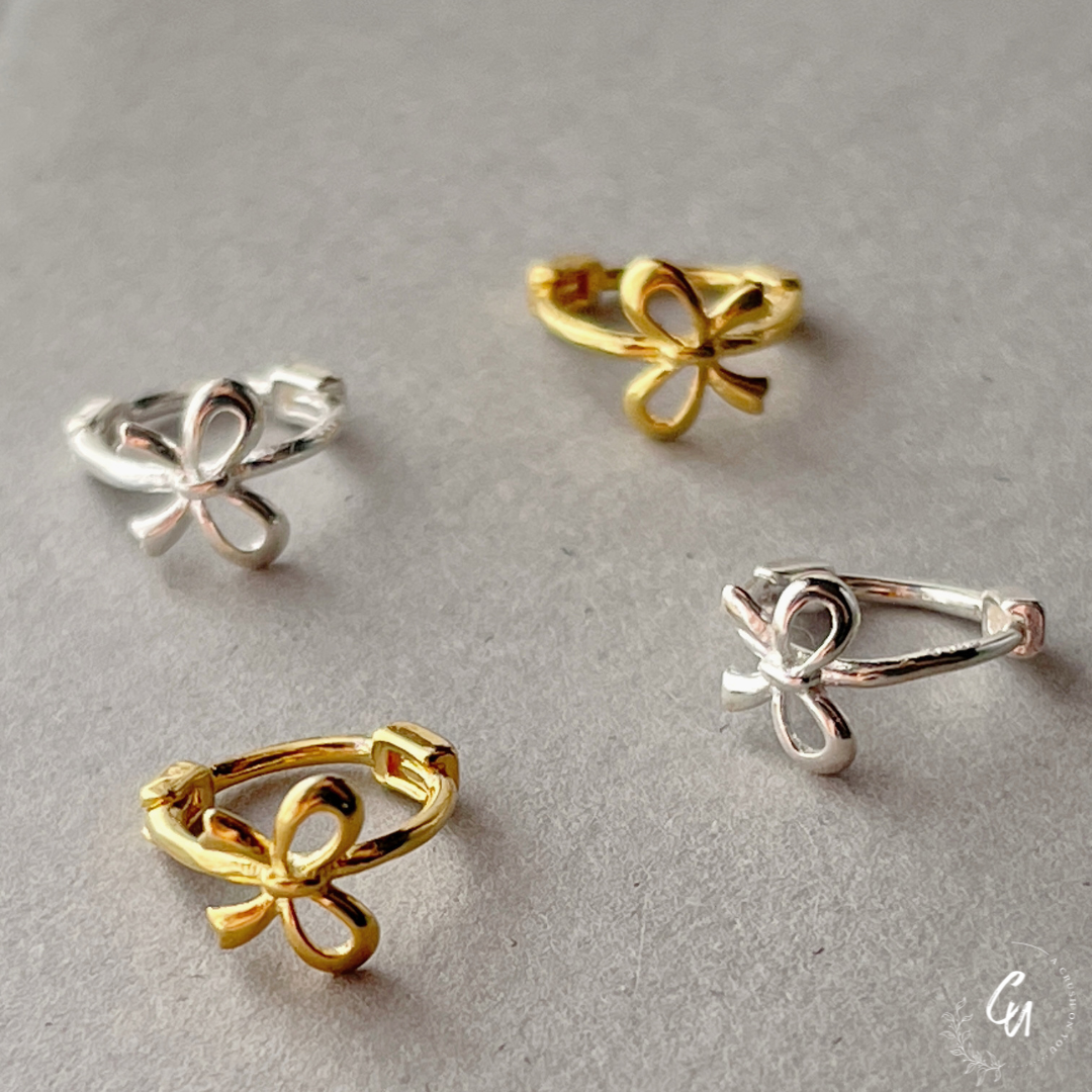 【8/26(火)〜再入荷】Ribbon Ring Pierce