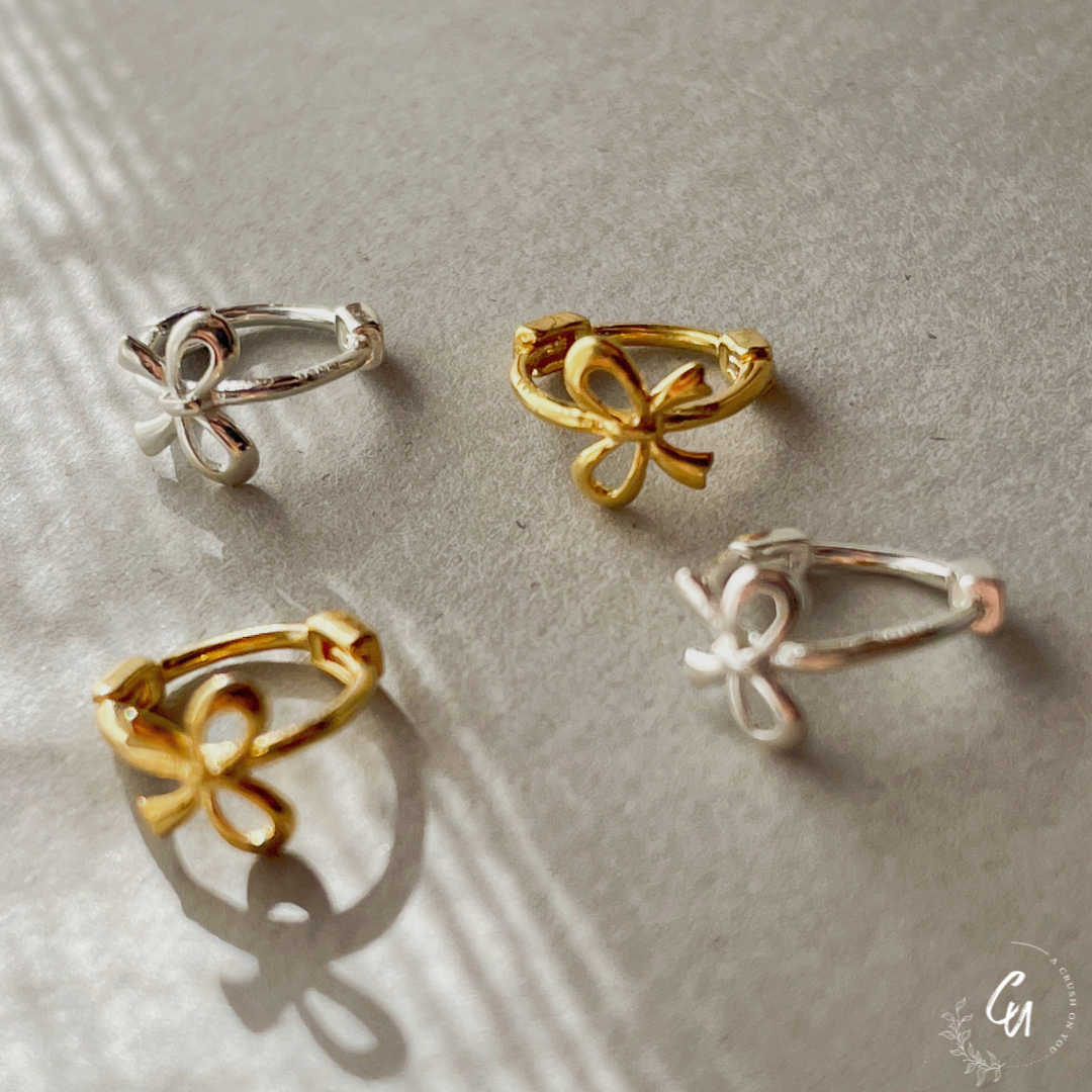 【8/26(火)〜再入荷】Ribbon Ring Pierce