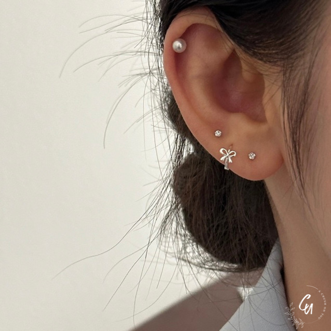 【8/26(火)〜再入荷】Ribbon Ring Pierce