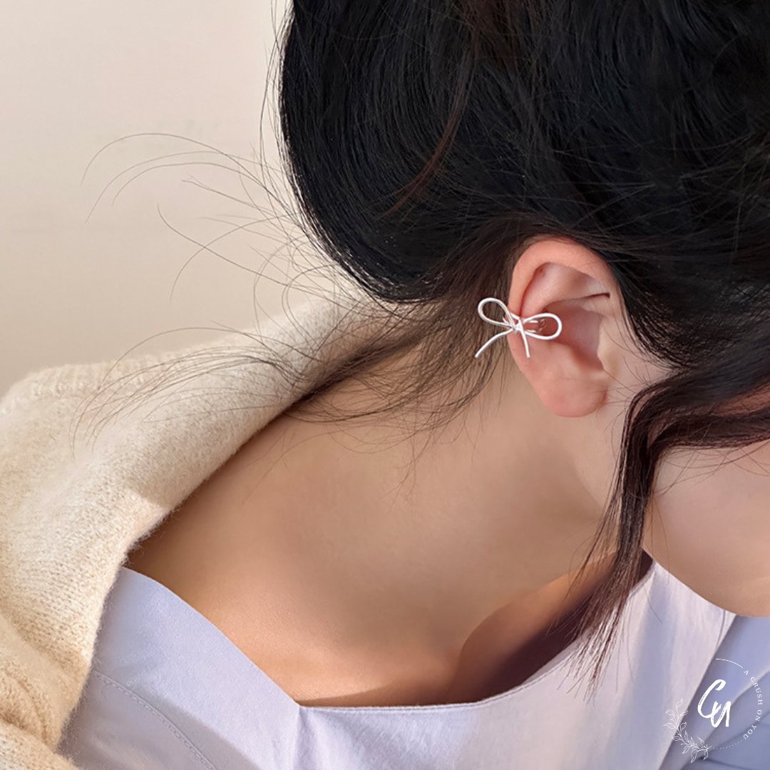 【7/22(火)〜再入荷】Ribbon Twist Earcuff