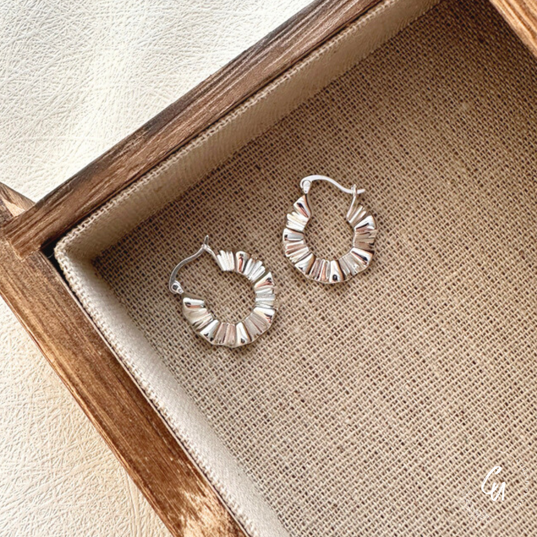 Ruffle Hoop Pierce