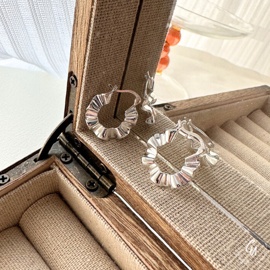 Ruffle Hoop Pierce