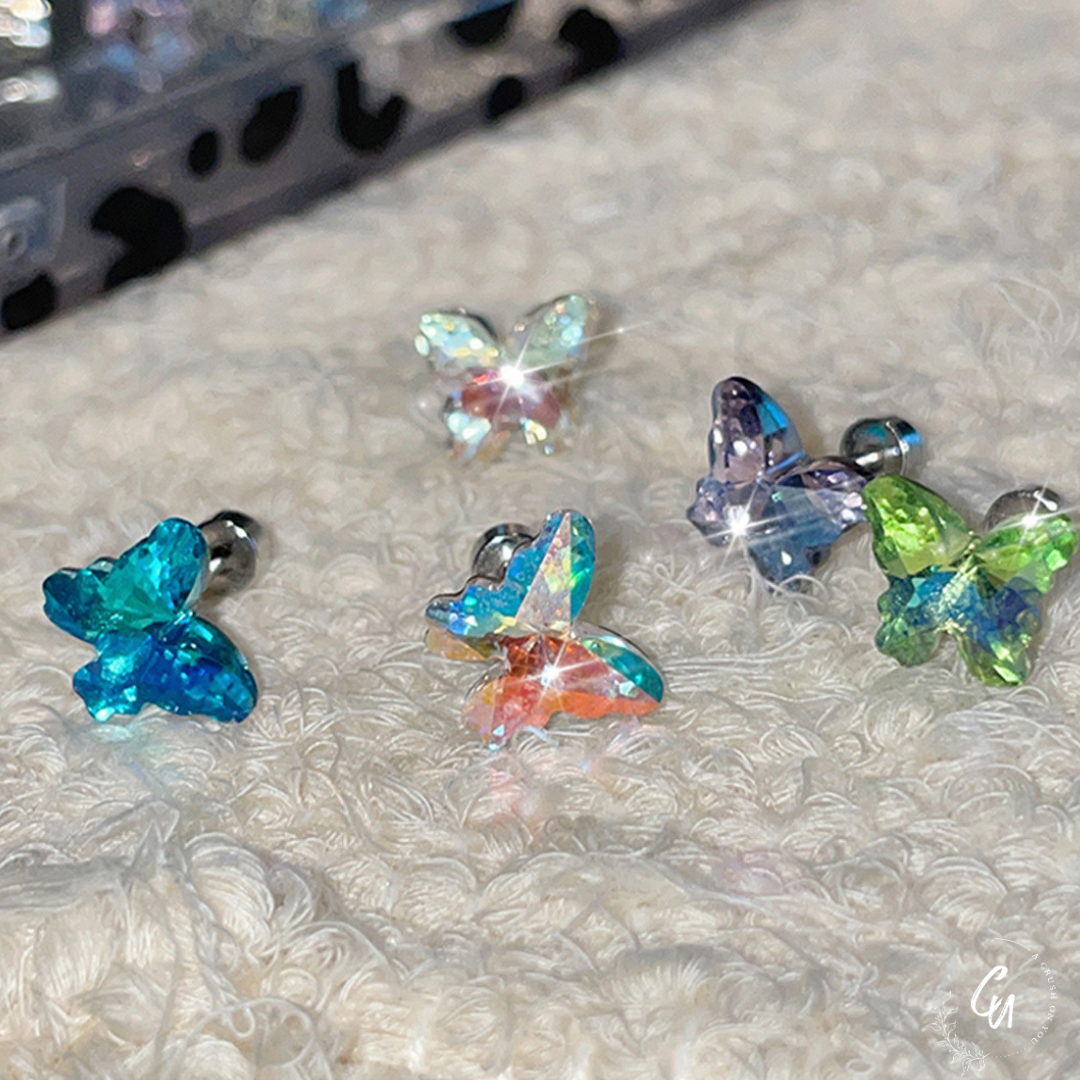 【2/3(月)〜NEW】Shiny Butterfly Pierce