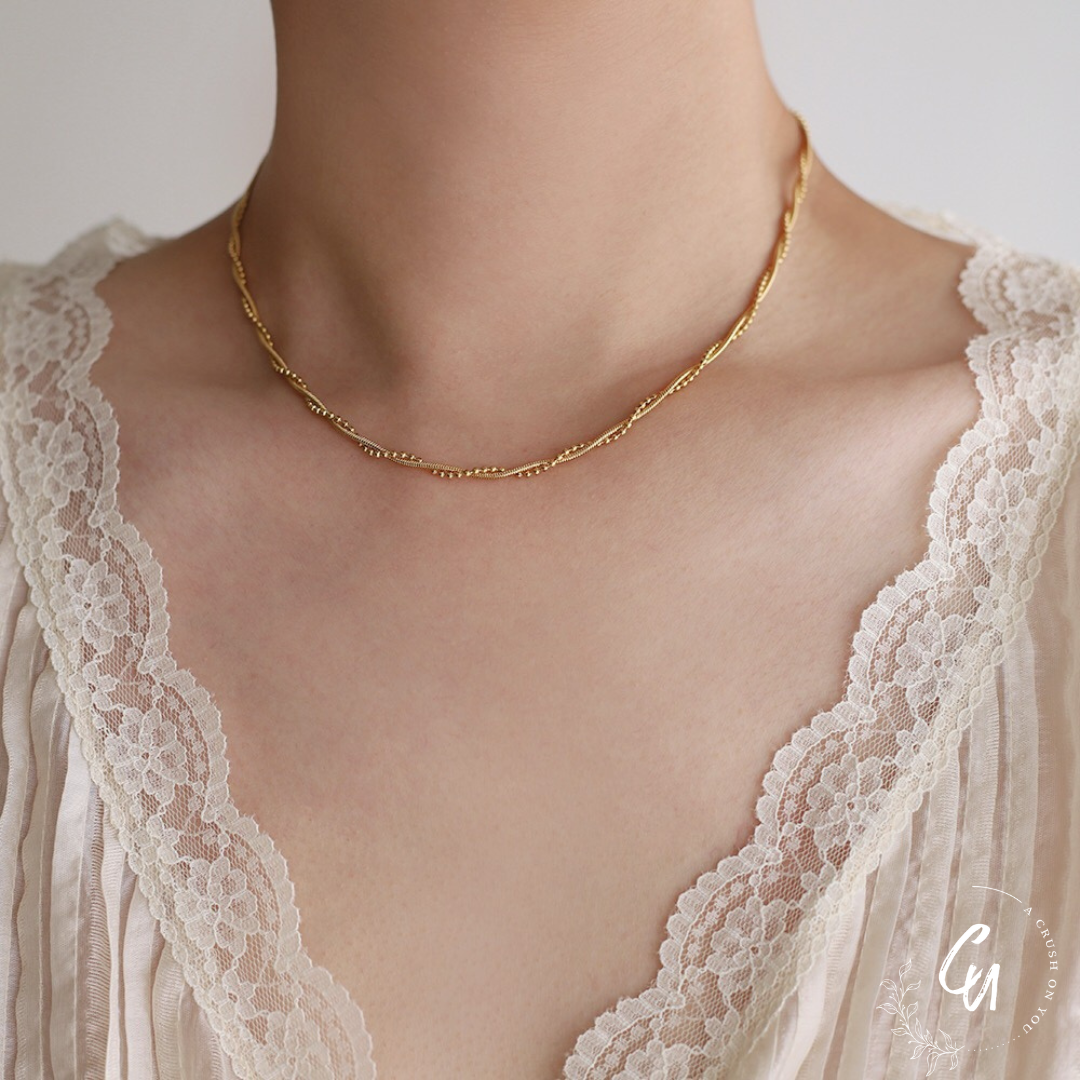 Spiral Twist Necklace