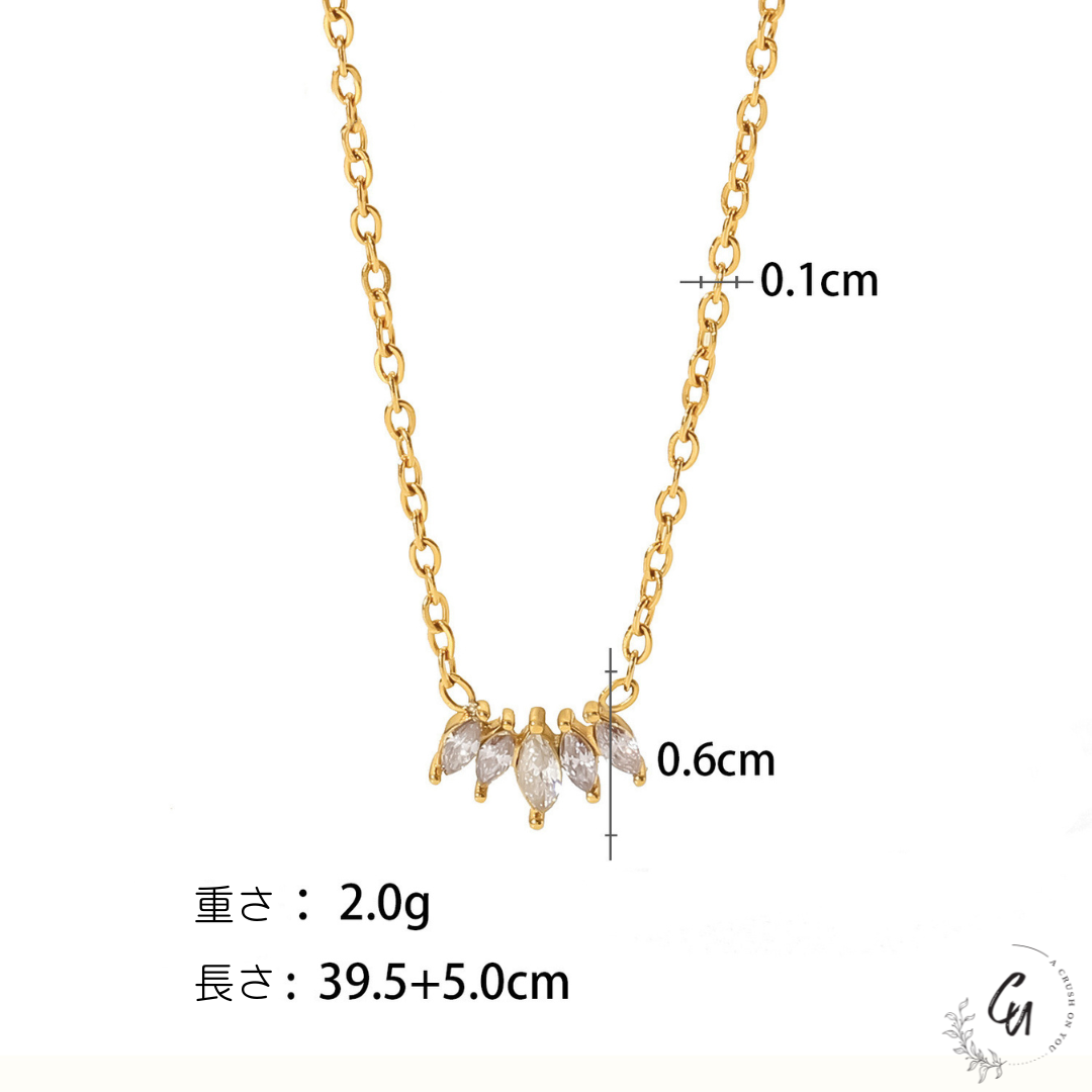Water drop necklace