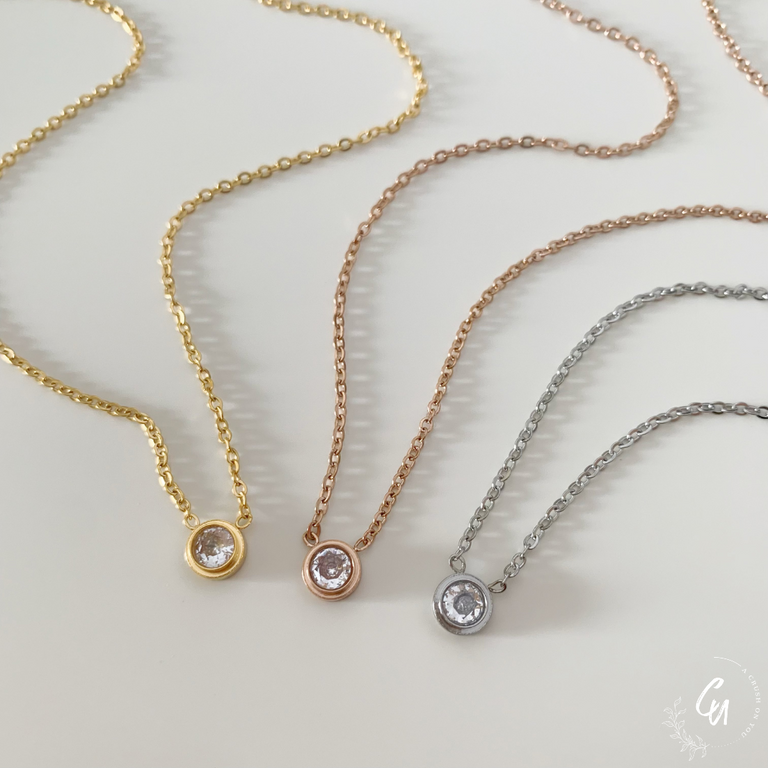 Zirconia stone Necklace