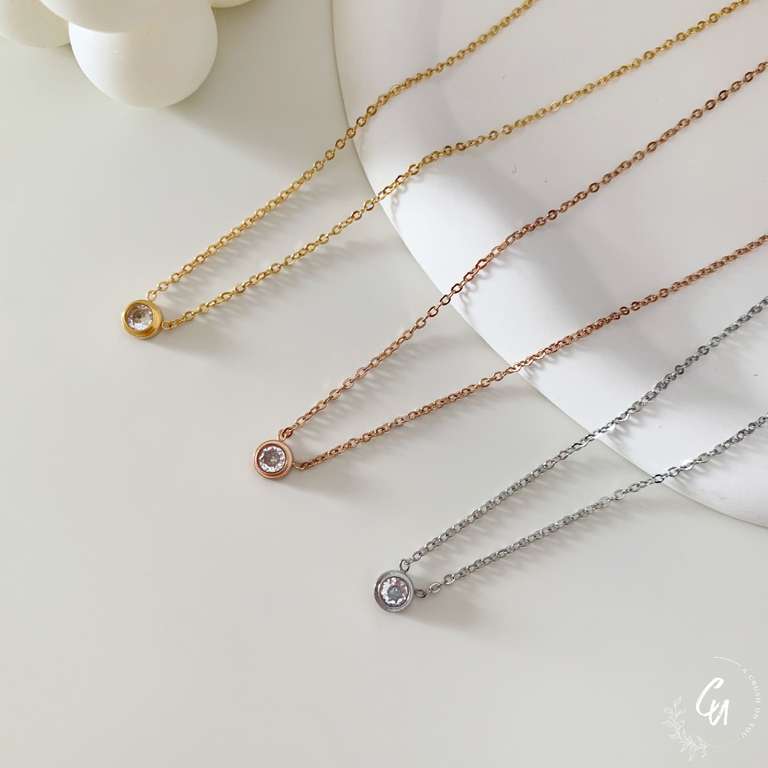 Zirconia stone Necklace