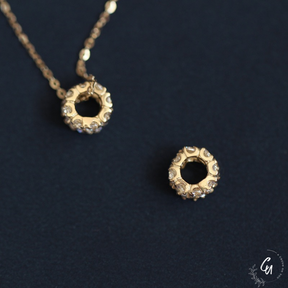 Ring Zircon Necklace